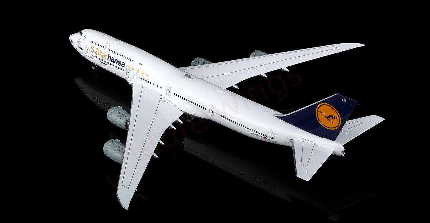 1:200 SQ Wings Lufthansa Airlines B747-8 D-ABYM Diecast Aircraft Model
