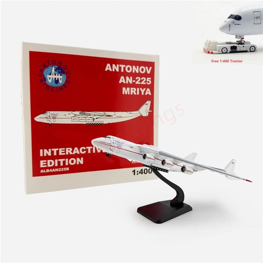 1:400 Blue Wings Antonov An-225 UR-82060 Aircraft Model+Free Tractor