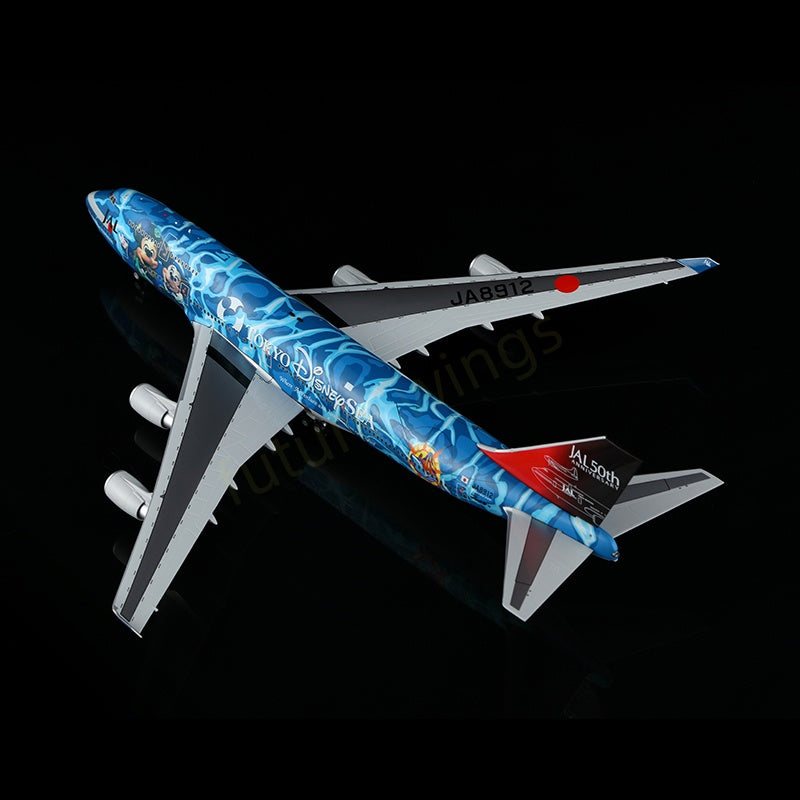 1:200 SQ Wings JAL Japan Airlines B747-400D JA8912 Diecast Aircraft Model