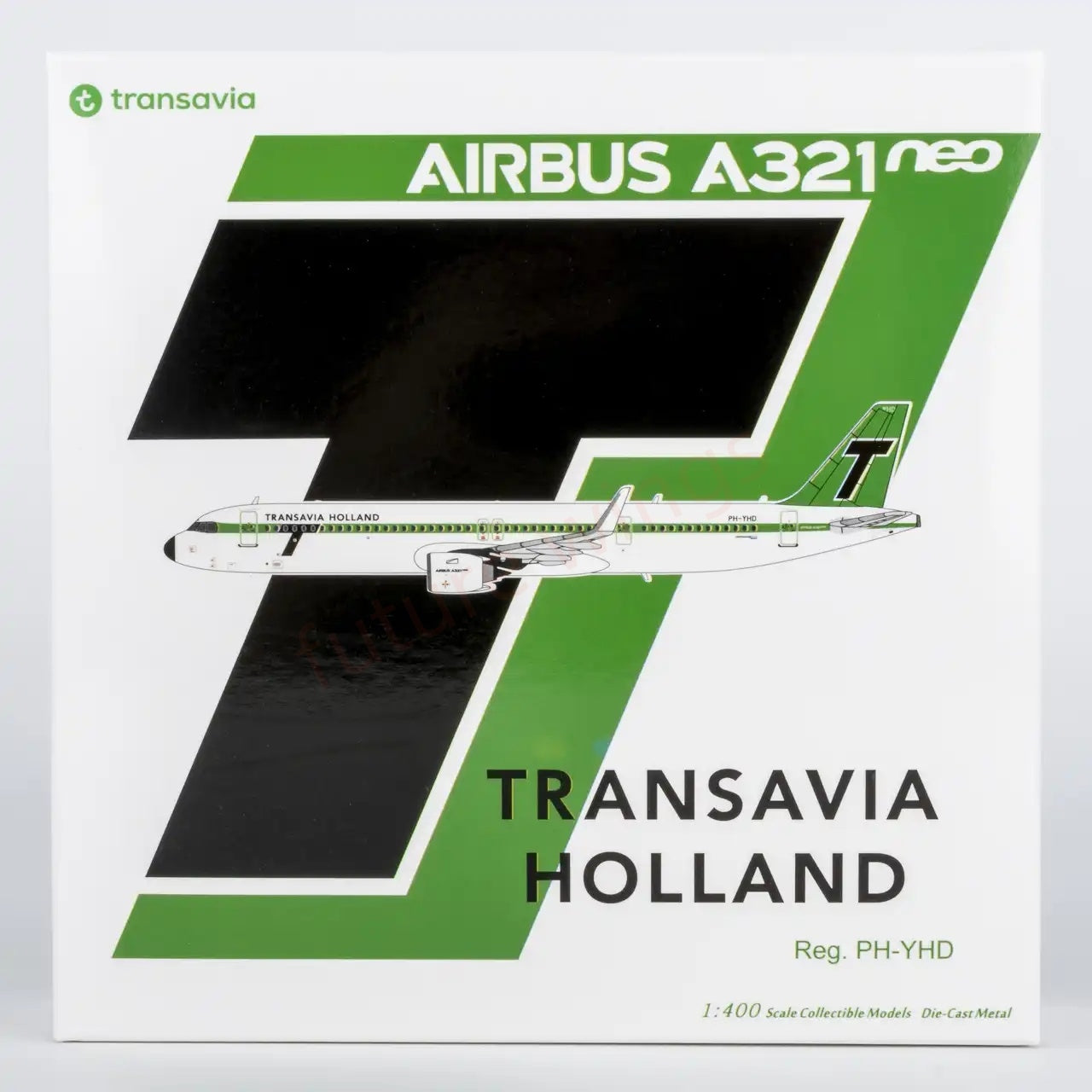 1:400 NG Models NG13139 Transavia Airlines A321neo PH-YHD Aircraft Model+Free Tractor