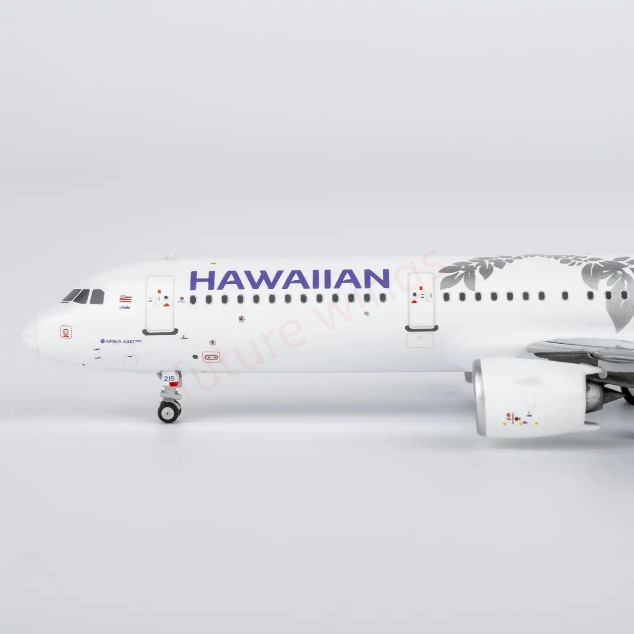 1:400 NG Models NG13133 Hawaiian Airlines A321neo N215HA Aircraft Model+Free Tractor