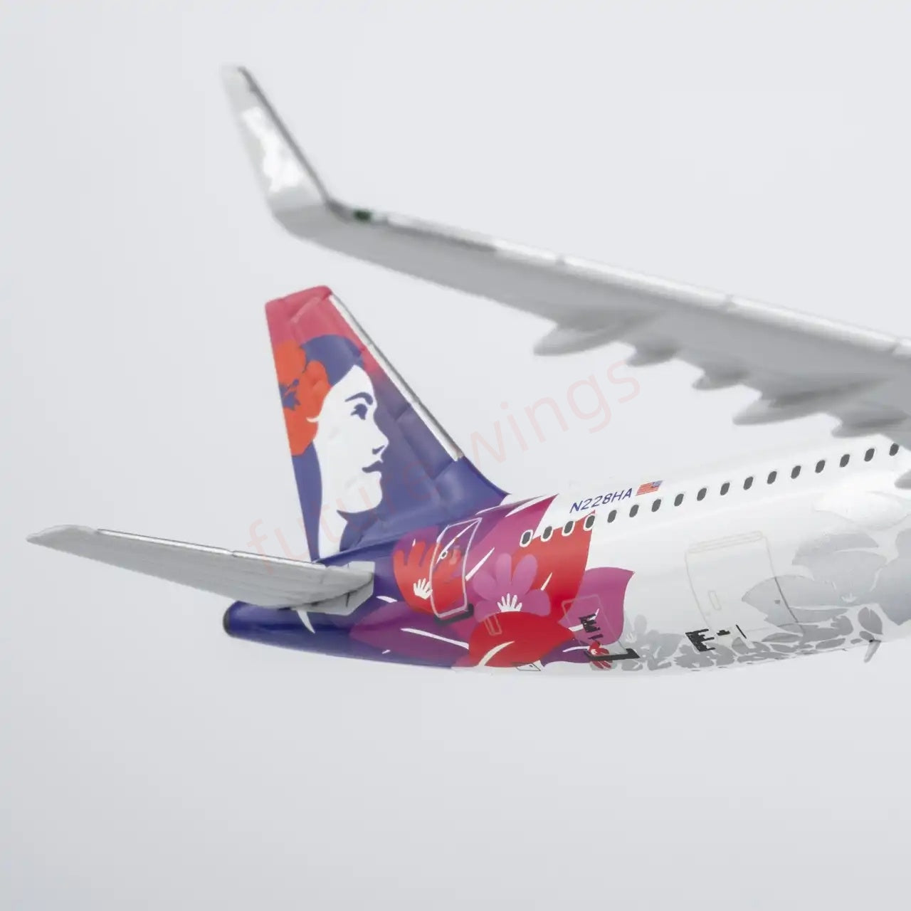 1:400 NG Models NG13140 Hawaiian Airlines A321neo N228HA Aircraft Model+Free Tractor