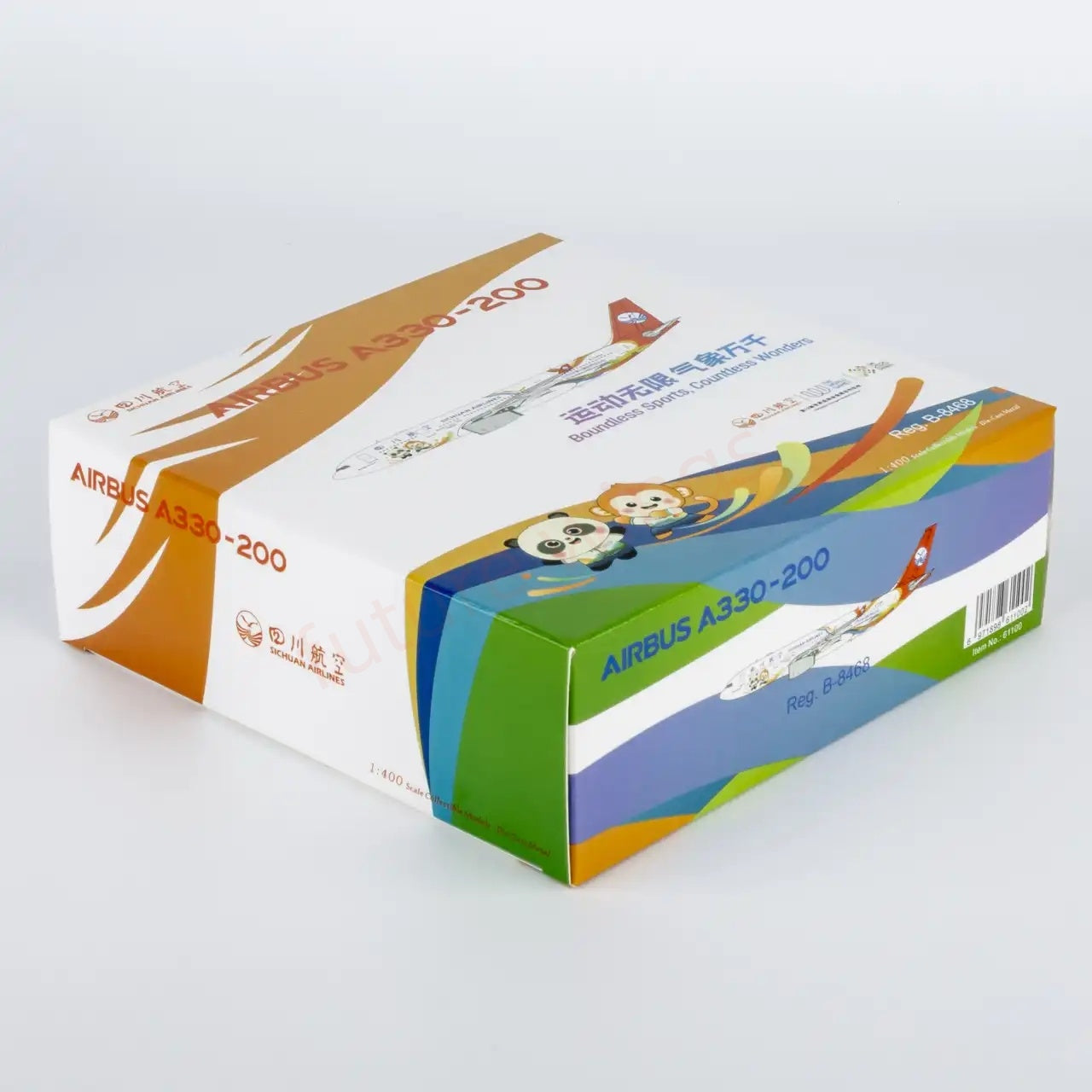 1:400 NG Models NG61100 Sichuan Airlines Airbus A330-200 B-8468 Aircraft Model+Free Tractor