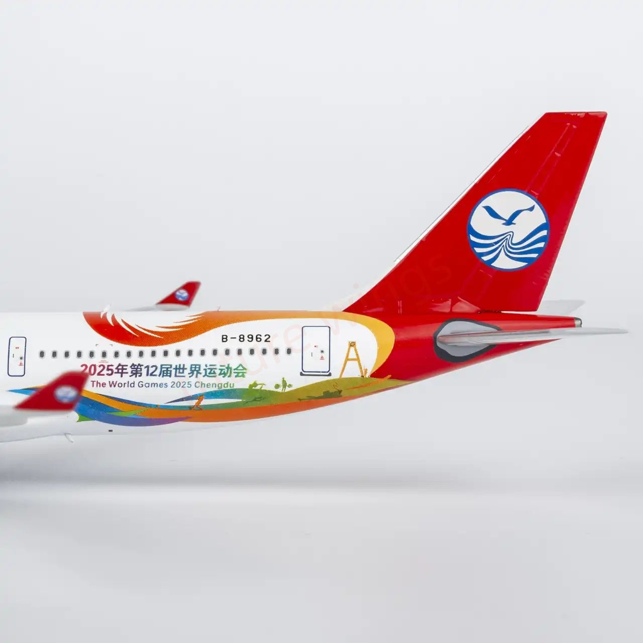 1:400 NG Models NG61101 Sichuan Airlines Airbus A330-200 B-8962 Aircraft Model+Free Tractor