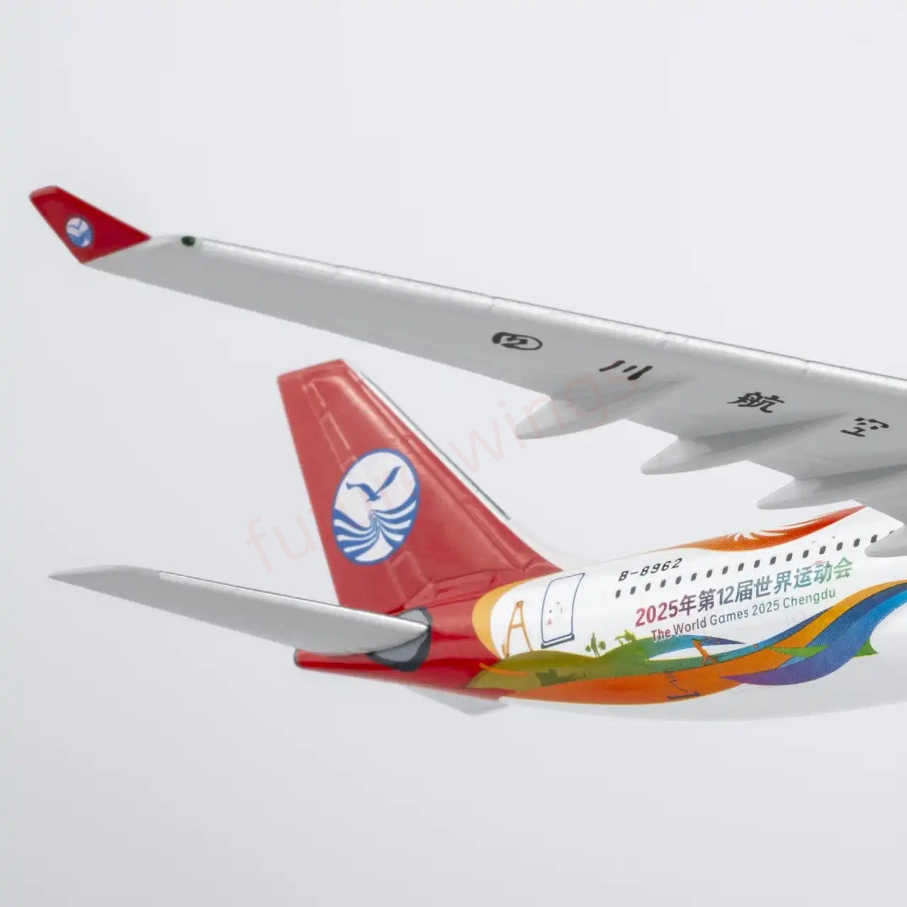 1:400 NG Models NG61101 Sichuan Airlines Airbus A330-200 B-8962 Aircraft Model+Free Tractor