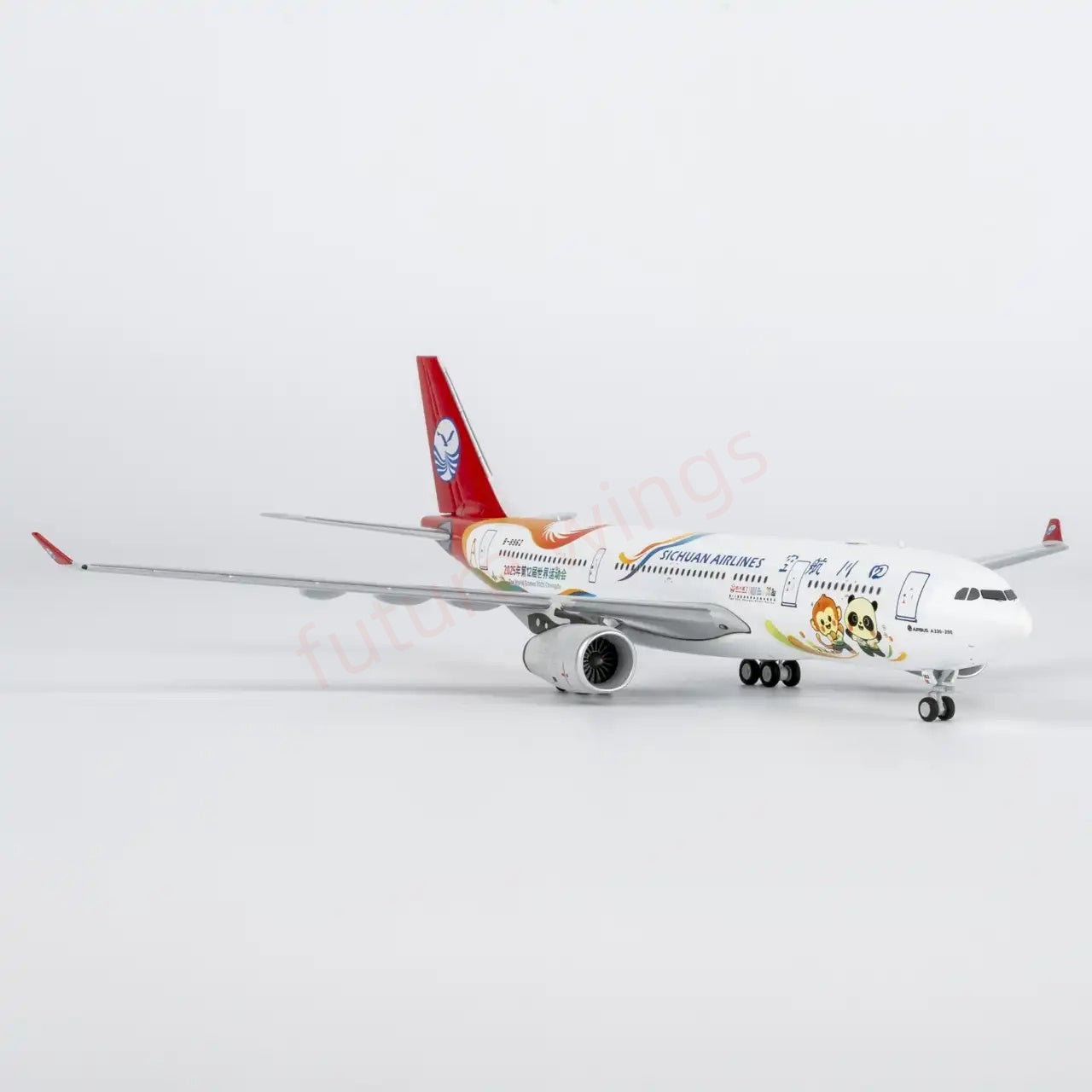 1:400 NG Models NG61101 Sichuan Airlines Airbus A330-200 B-8962 Aircraft Model+Free Tractor