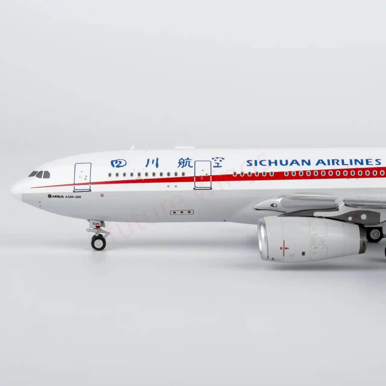 1:400 NG Models NG61103 Sichuan Airlines Airbus A330-200 B-6535 Aircraft Model+Free Tractor