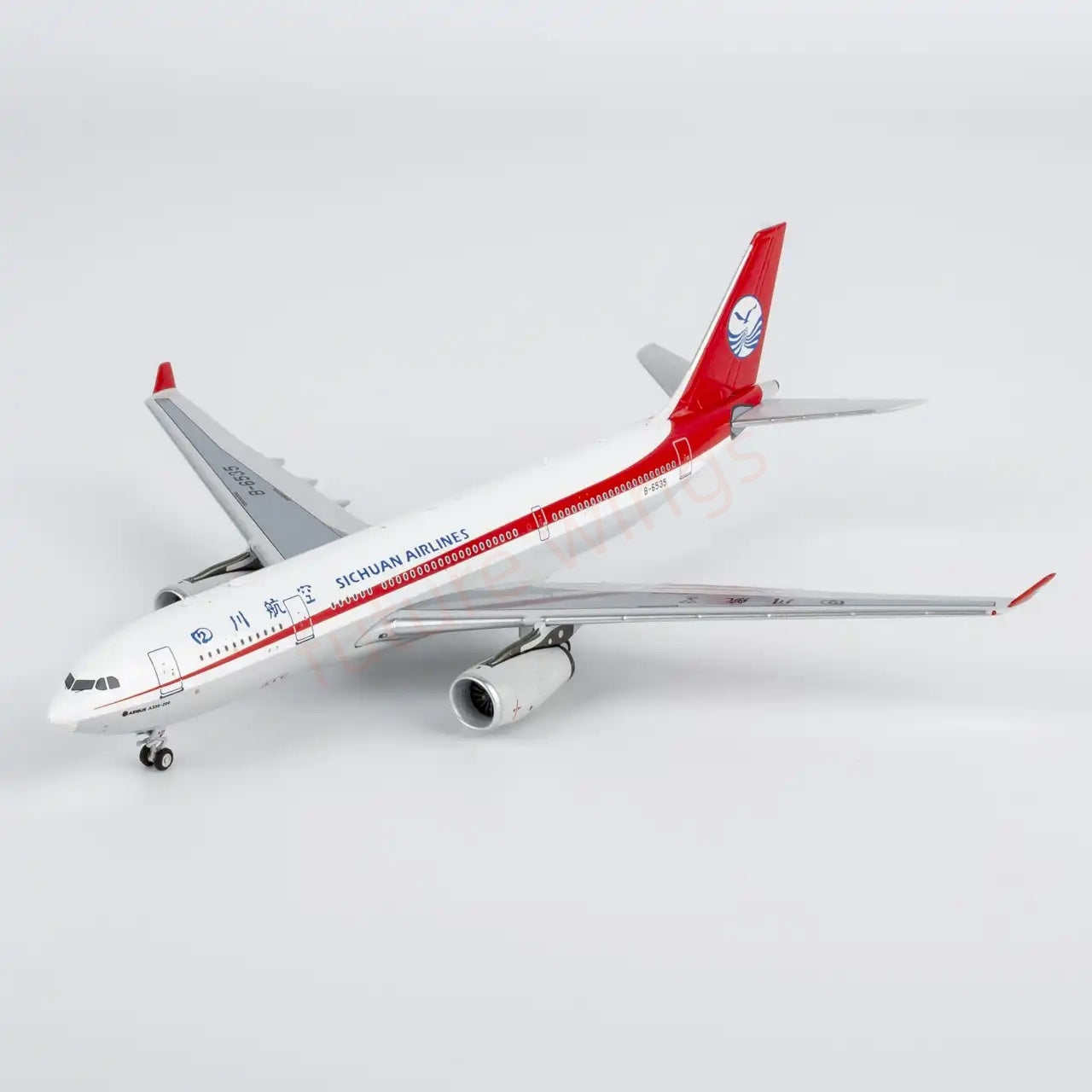 1:400 NG Models NG61103 Sichuan Airlines Airbus A330-200 B-6535 Aircraft Model+Free Tractor