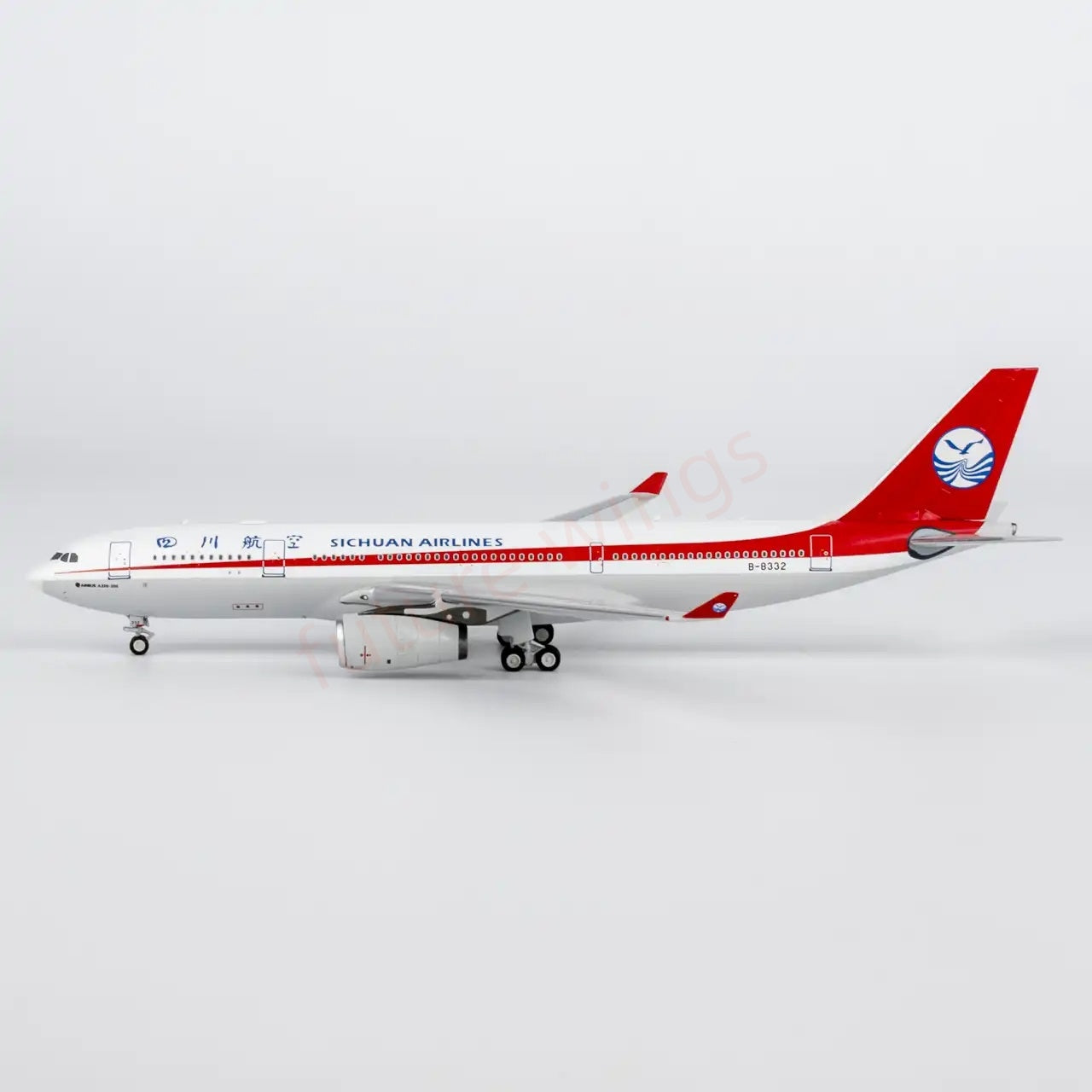 1:400 NG Models NG61104 Sichuan Airlines Airbus A330-200 B-8332 Aircraft Model+Free Tractor