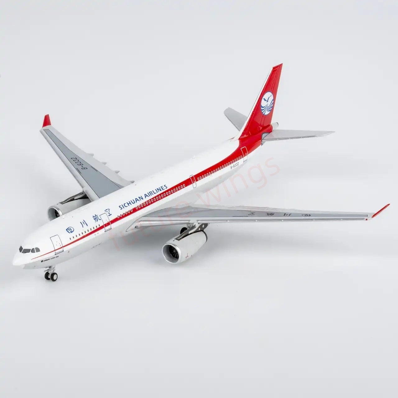 1:400 NG Models NG61104 Sichuan Airlines Airbus A330-200 B-8332 Aircraft Model+Free Tractor