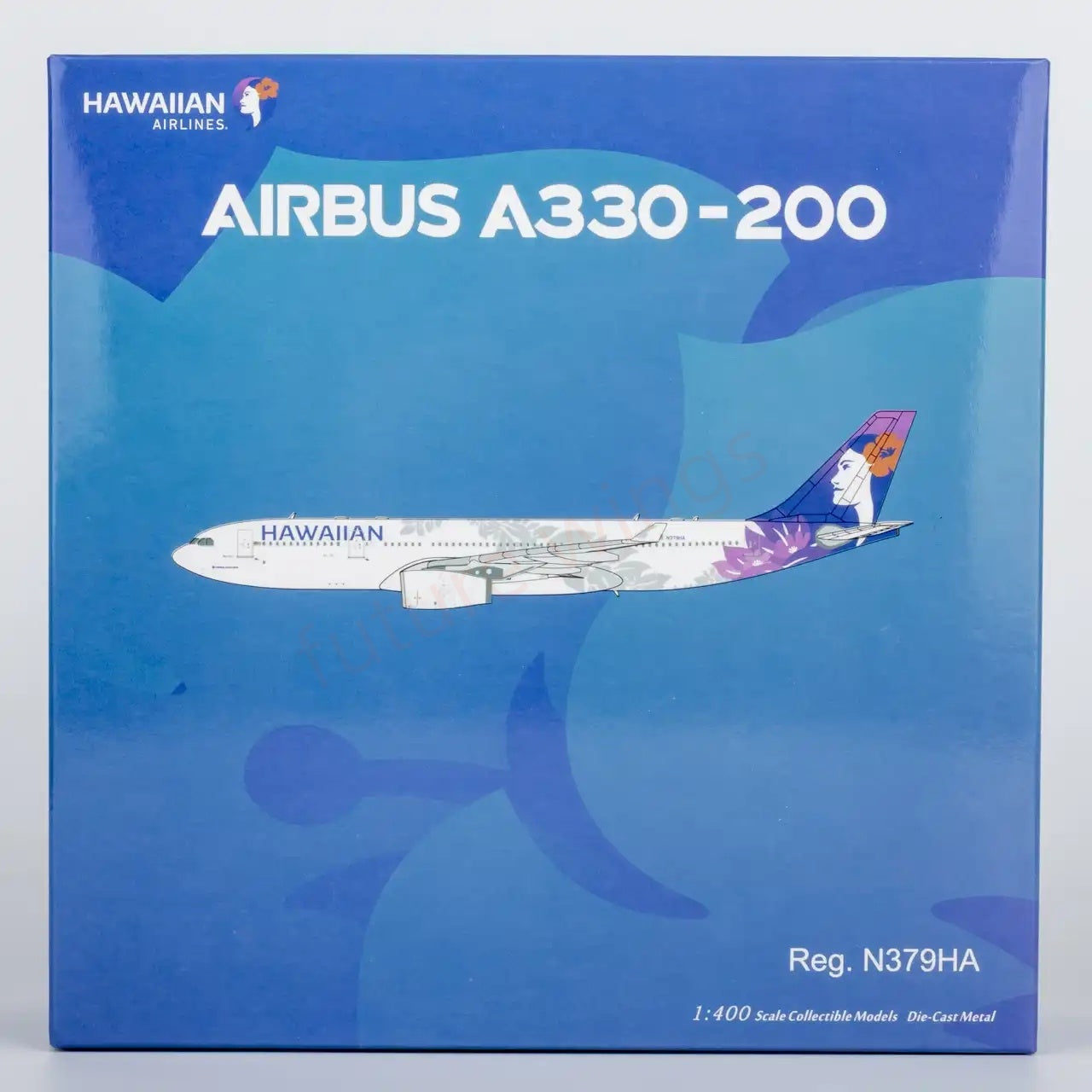 1:400 NG Models NG61106 Hawaiian Airlines Airbus A330-200 N379HA Aircraft Model+Free Tractor