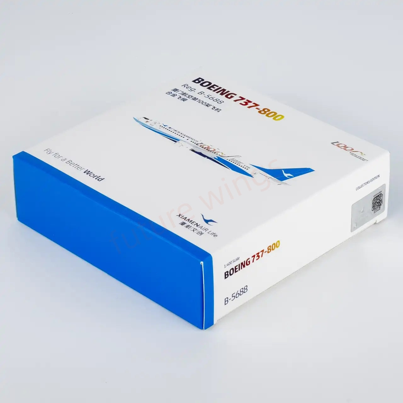 1:400 NG Models NG64147 XiamenAir B737-800 B-5688 “100th” Aircraft Model+Free Tractor