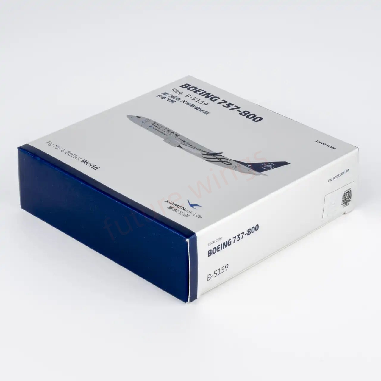 1:400 NG Models NG64151 XiamenAir B737-800 B-5159 "SKYTEAM" Aircraft Model+Free Tractor
