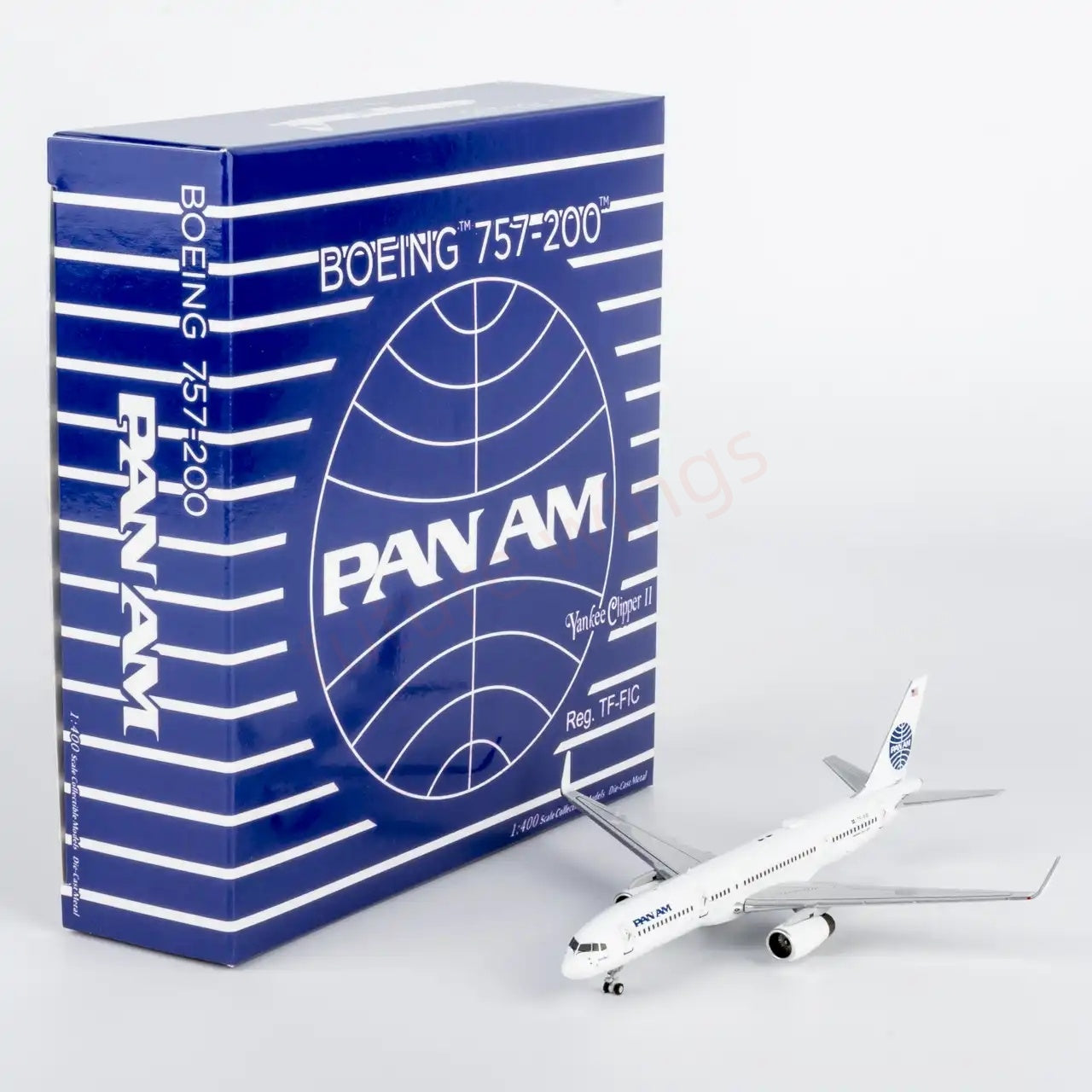 1:400 NG Models NG53210 Iceland Air B757-200 TF-FIC "Pan Am" Aircraft Model+Free Tractor