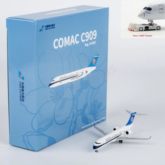 1:400 NG Models NG24064 China Southern Airlines C909 (ARJ21-700) B-658Z Aircraft Model+Free Tractor