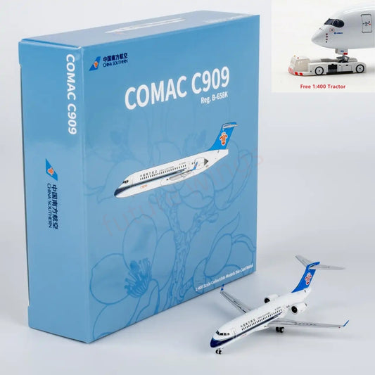 1:400 NG Models NG24188 China Southern Airlines C909 (ARJ21-700) B-658K Aircraft Model+Free Tractor