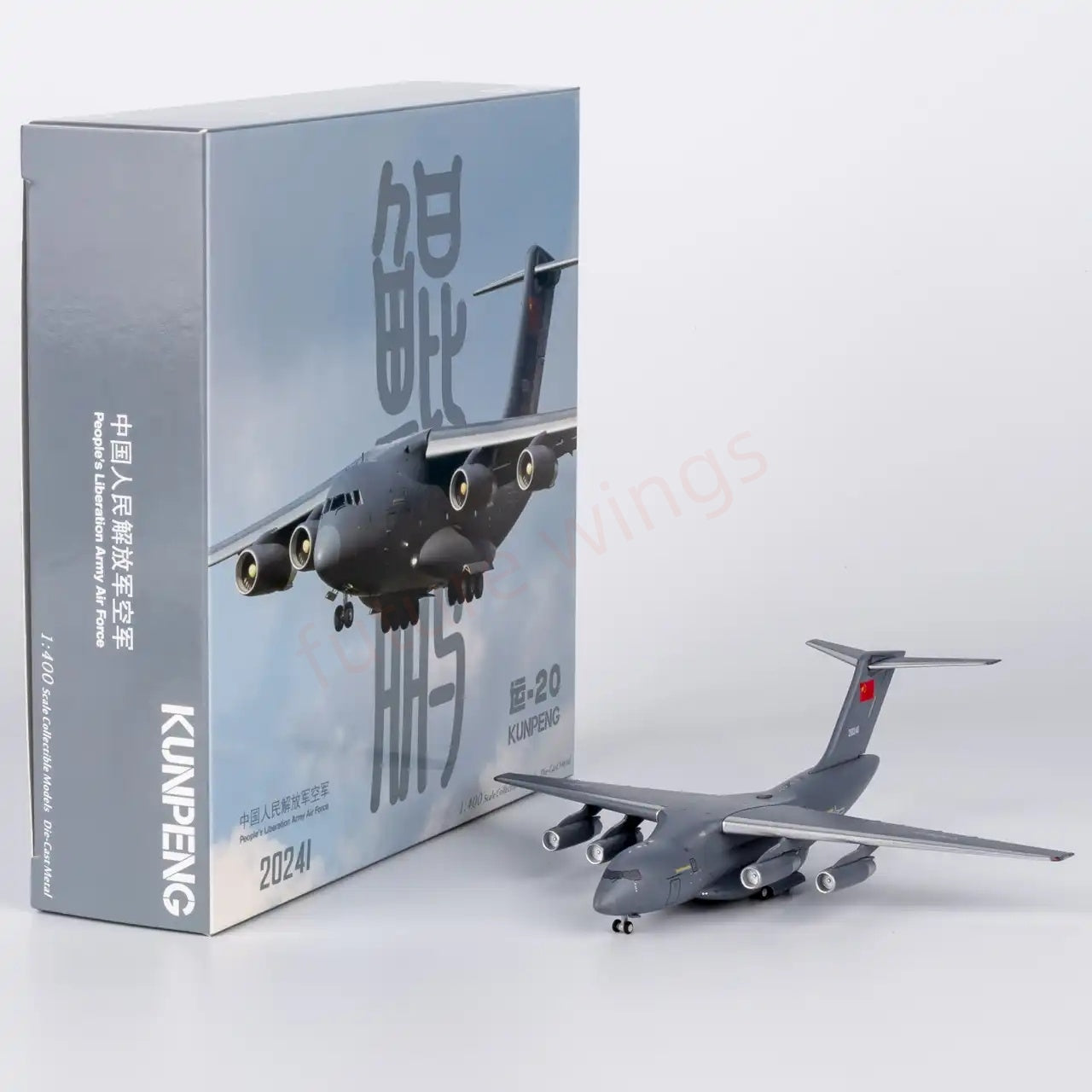 1:400 NG Models NG22022 PLAAF Y-20A 20241 Transport Plane Aircraft Model+Free Tractor