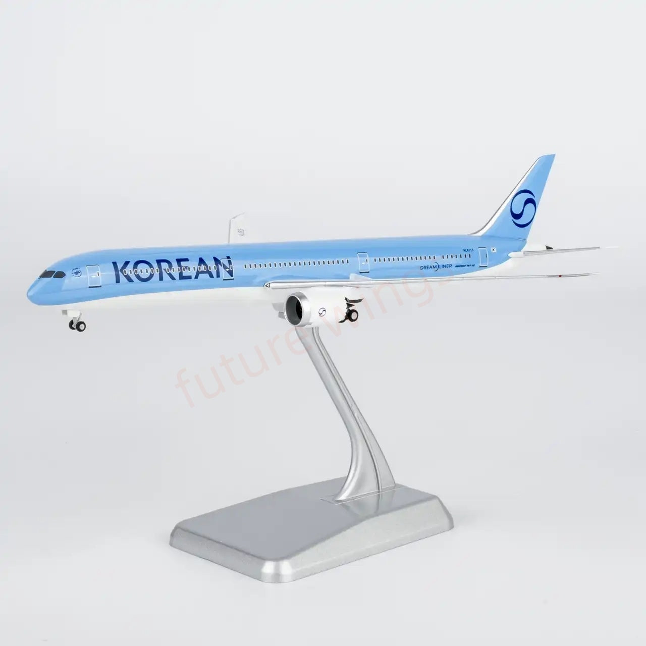 1:400 NG Lite KAL096 Korean Air B787-10 Dreamliner HL8515 Aircraft Model+Free Tractor