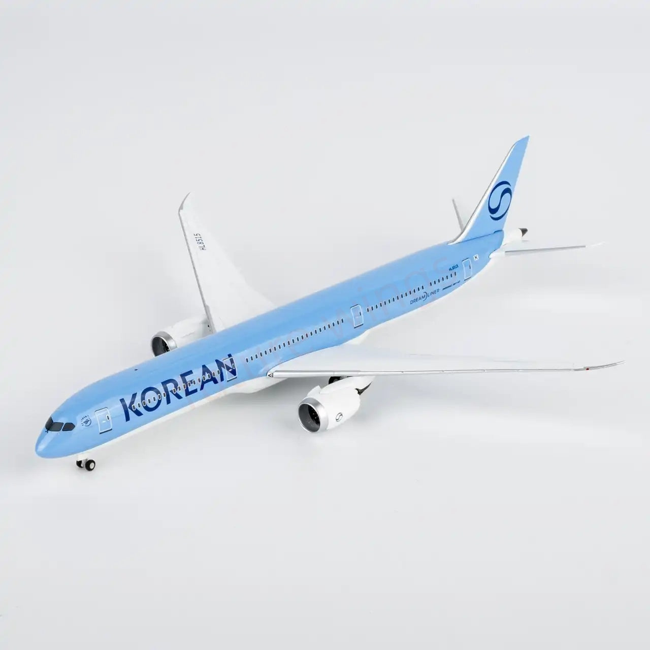 1:400 NG Lite KAL096 Korean Air B787-10 Dreamliner HL8515 Aircraft Model+Free Tractor