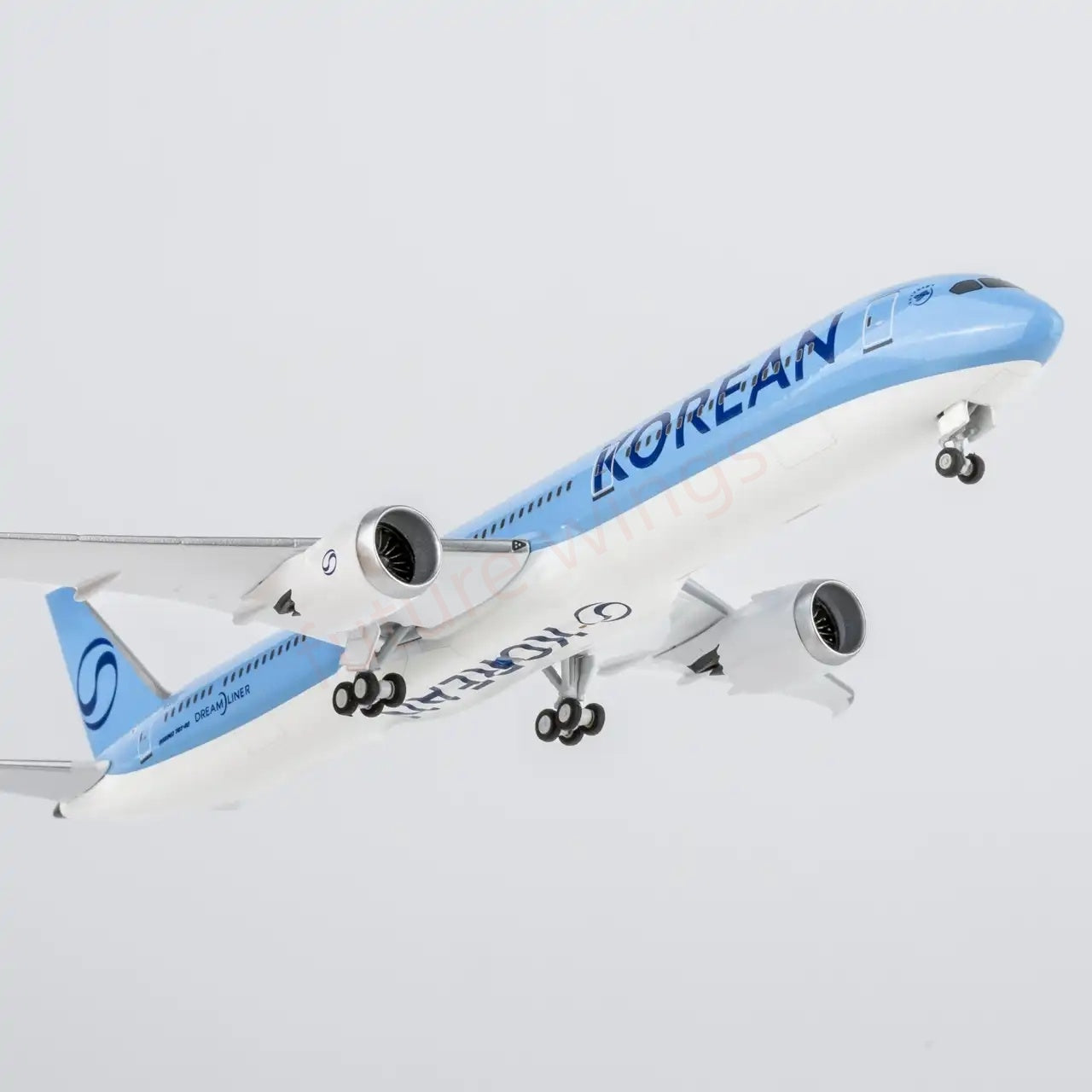 1:400 NG Lite KAL096 Korean Air B787-10 Dreamliner HL8515 Aircraft Model+Free Tractor