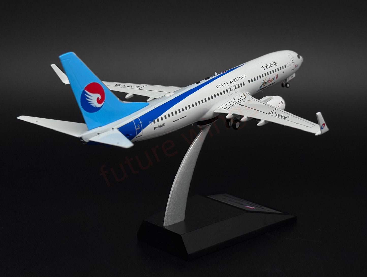 1:200 KJ Model(InFlight200*) Hebei Airlines B737-800 B-1446 Diecast Aircraft Model