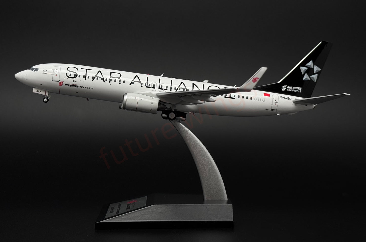 1:200 KJ Model(InFlight200*) Air China B737-800 B-5497 "STAR ALLIANCE"Diecast Aircraft Model