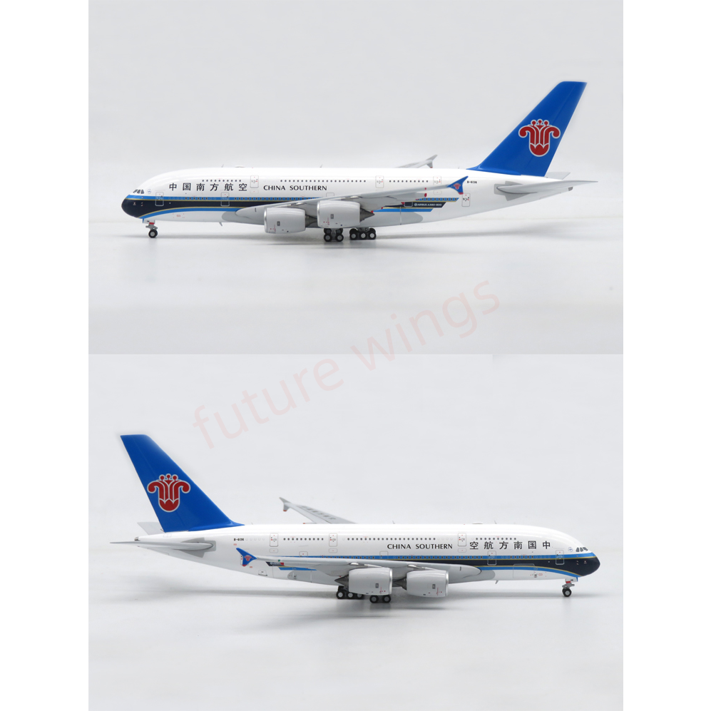 1:400 Apollo China Southern Airlines A380 B-6136 Aircraft Model+Free Tractor