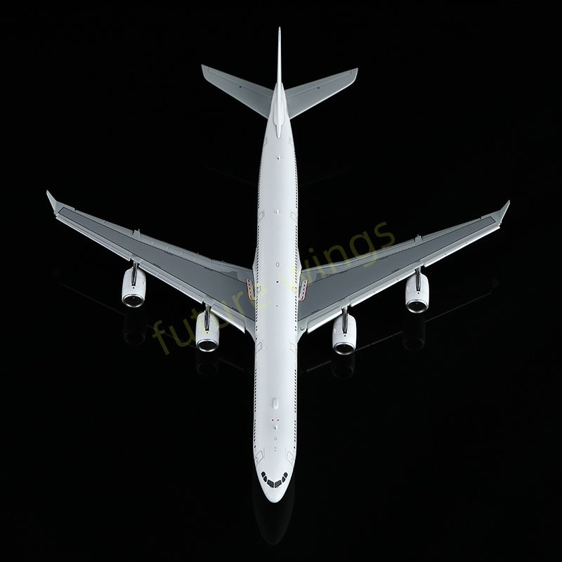 1:400 HX Models Airbus A340-600 Blank Aircraft Model+Free Tractor