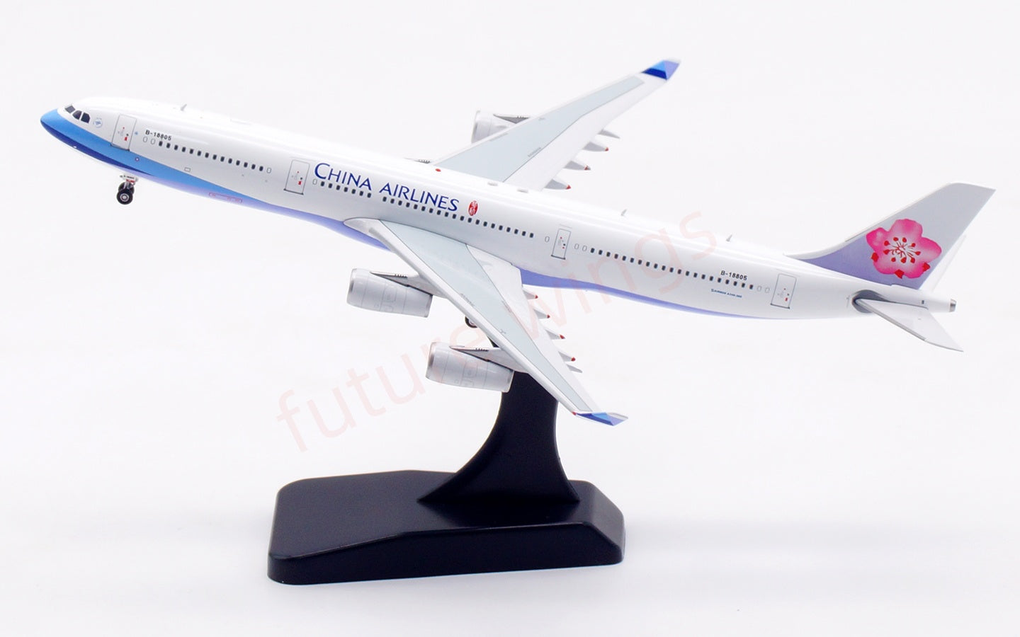 1:400 Aviation400 China Airlines A340-300 B-18805 Aircraft Model Free Tractor+Stand