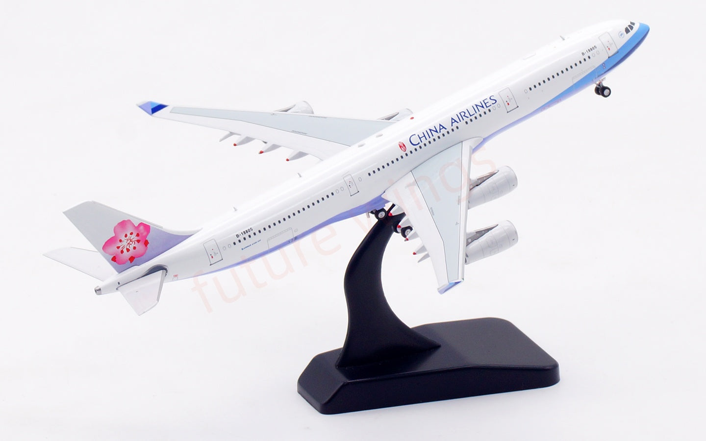 1:400 Aviation400 China Airlines A340-300 B-18805 Aircraft Model Free Tractor+Stand