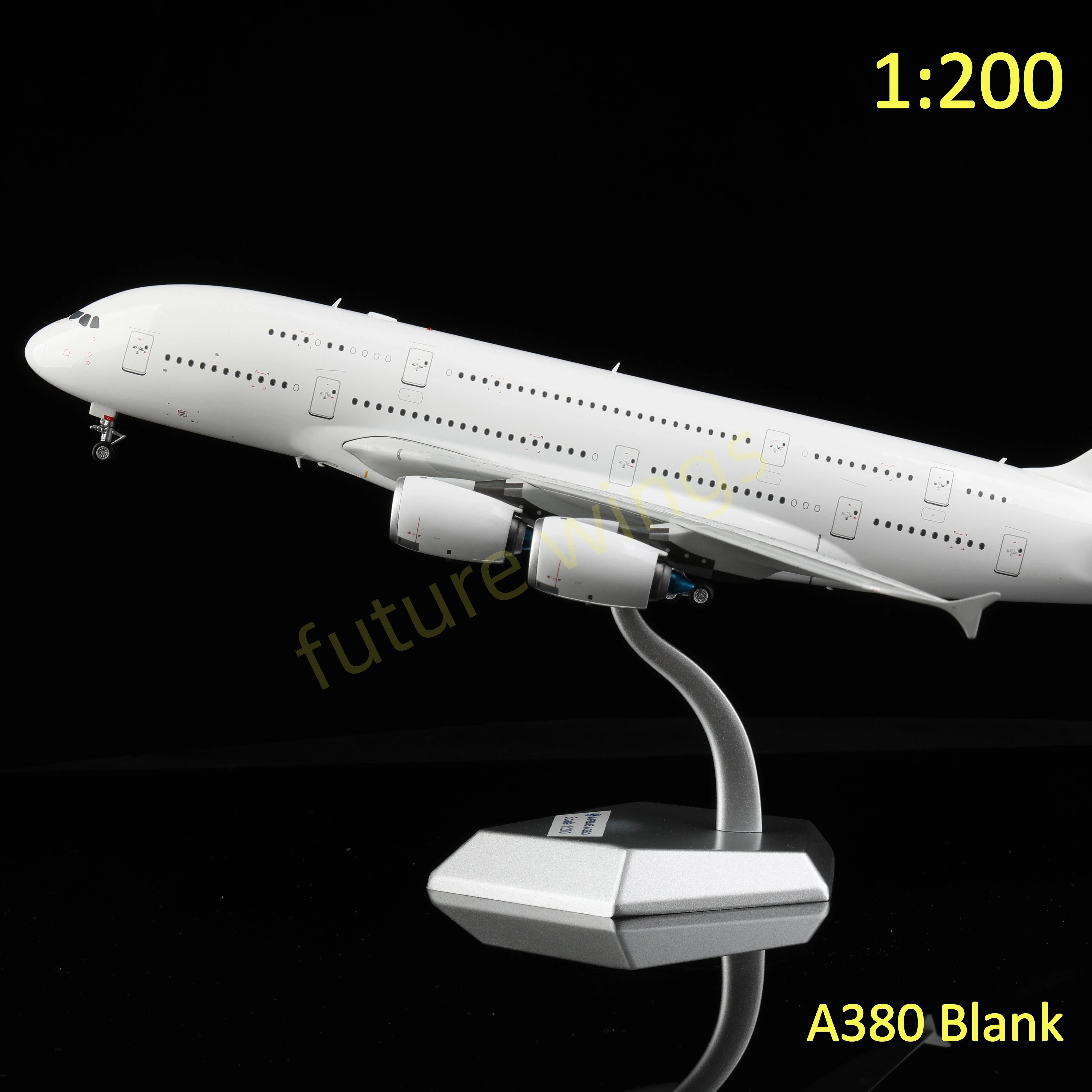 1:200 SQ Wings Airbus A380 Blank Diecast Aircraft Model