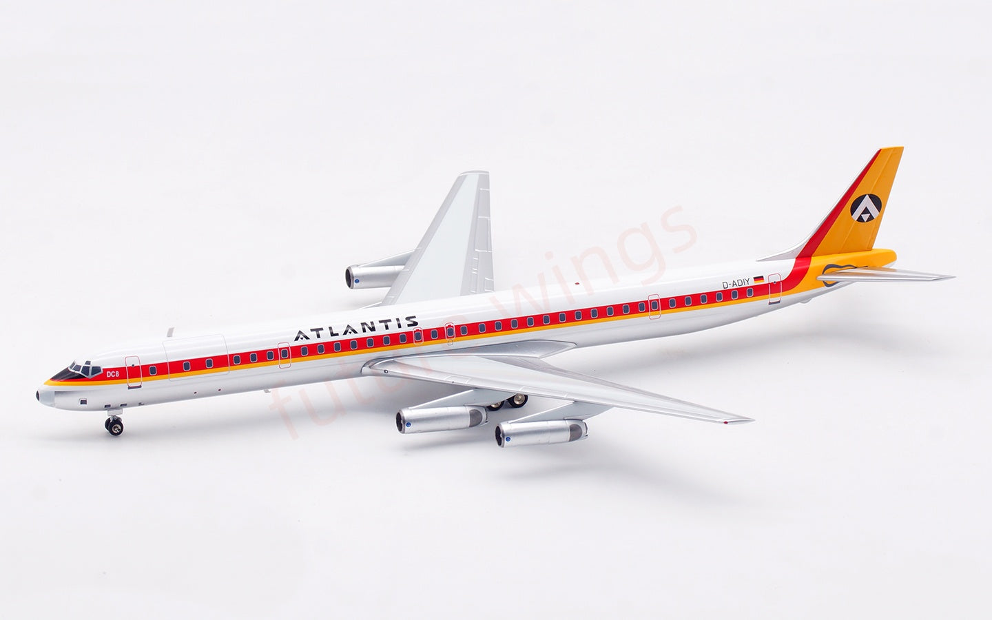 1:200 InFlight200 Atlantis DC-8-63CF D-ADIY Diecast Aircraft Model