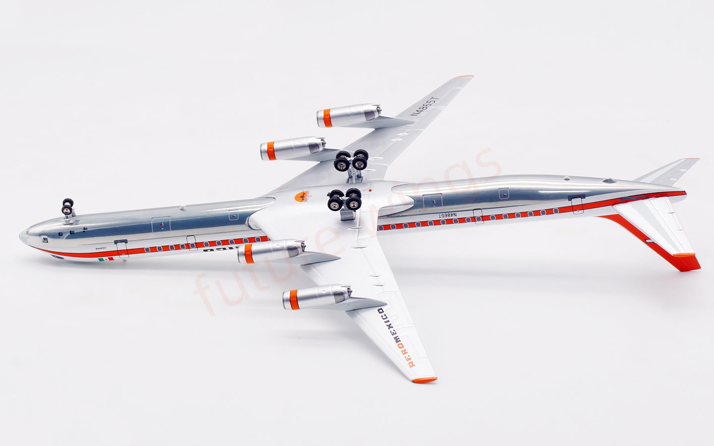 1:200 InFlight200 Aero Mexico DC-8-63 N6865 Diecast Aircraft Model
