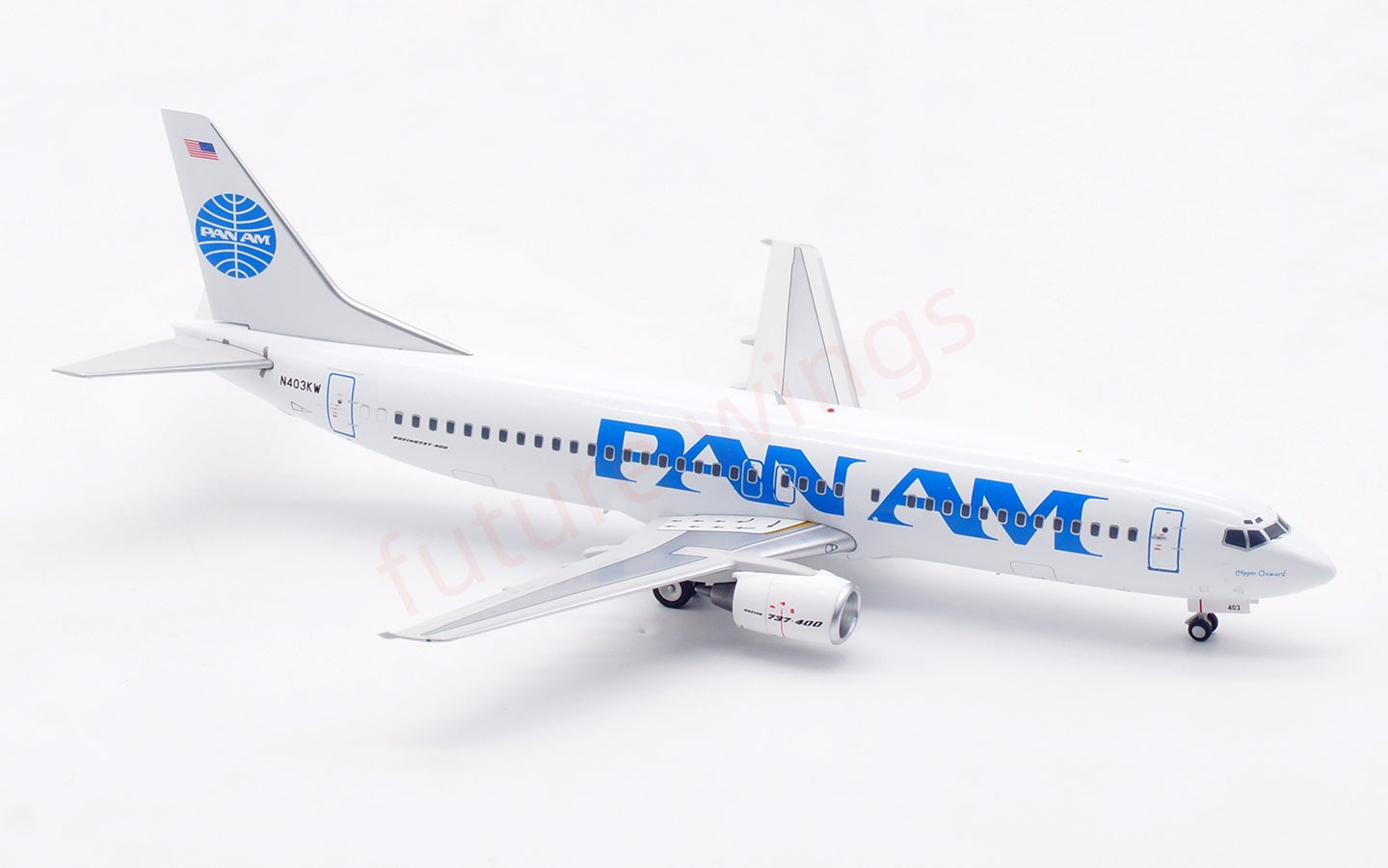 1:200 InFlight200 Pan AM B737-400 N403KW Diecast Aircraft Model