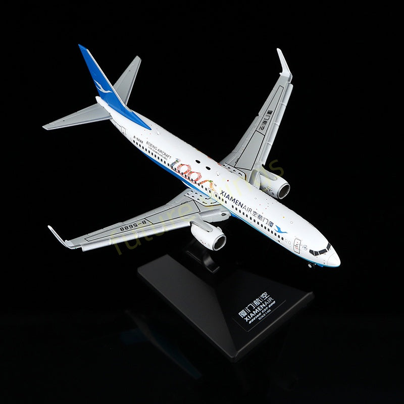 1:400 YY Wings Xiamen Air B737-800 B-5688 Aircraft Model Free Tractor+Stand