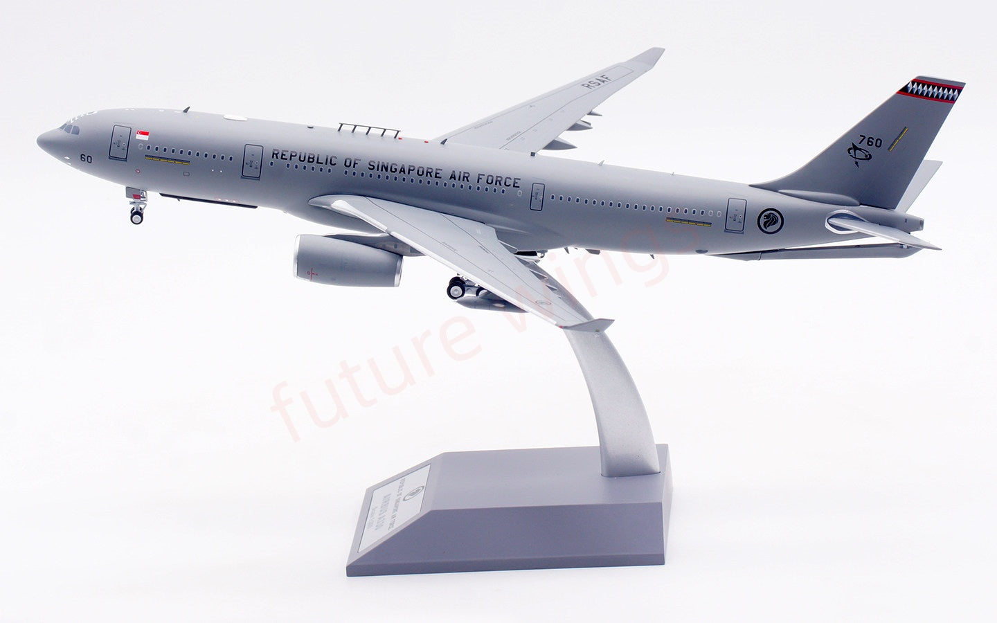1:200 InFlight200 Singapore Air Force A330-200 760 Aircraft Model With Stand