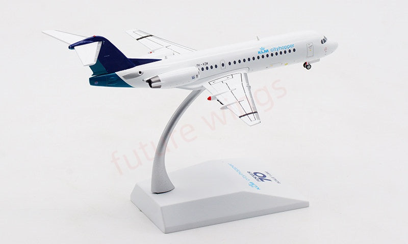 1:200 JC Wings EW2F70003 KLM Fokker70 PH-KZM Diecast Aircraft Model With Stand