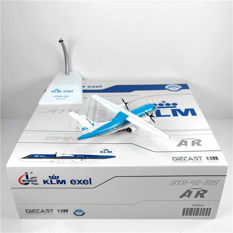 1:200 JC Wings XX20147 KLM ATR-42-300 PH-XLD Diecast Aircraft Model