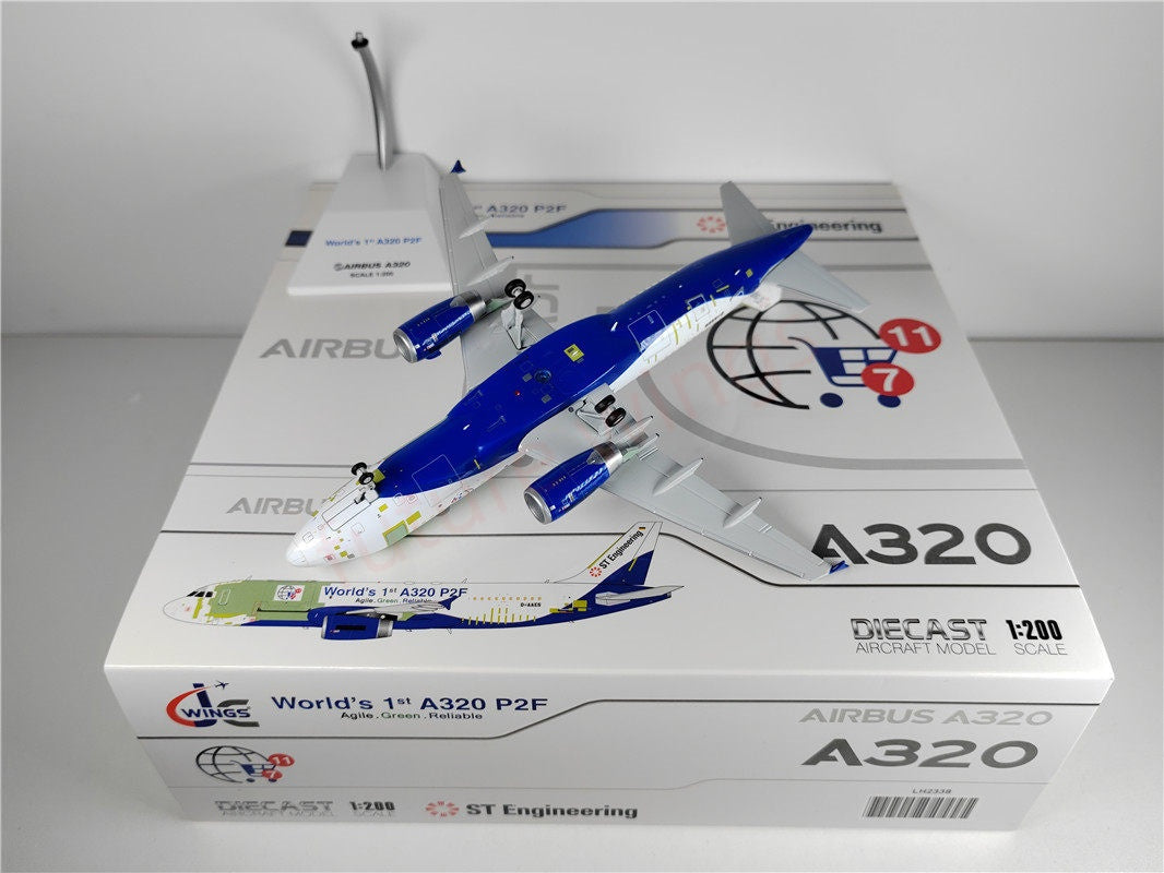 1:200 JC Wings LH2338 Airbus House Color A320P2F D-AAES Diecast Aircraft Model