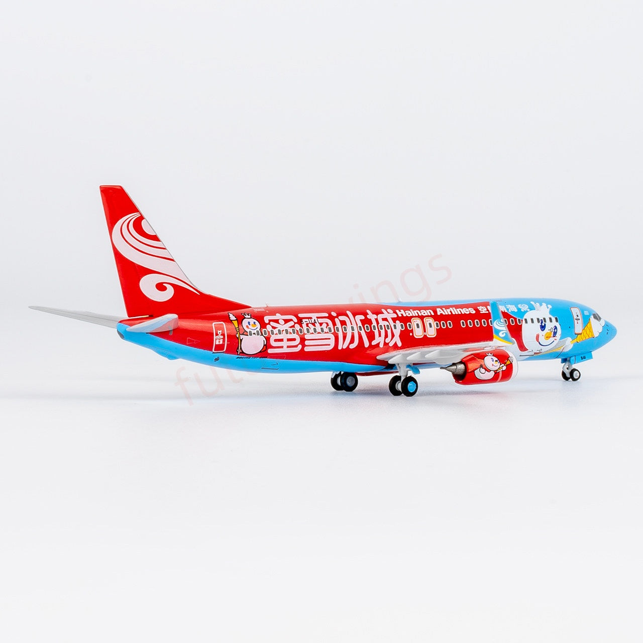 1:400 NG Models NG58256 58257 Hainan Airlines B737-800 B-1131 B-1141 "MiXue" Aircraft Model+Free Tractor