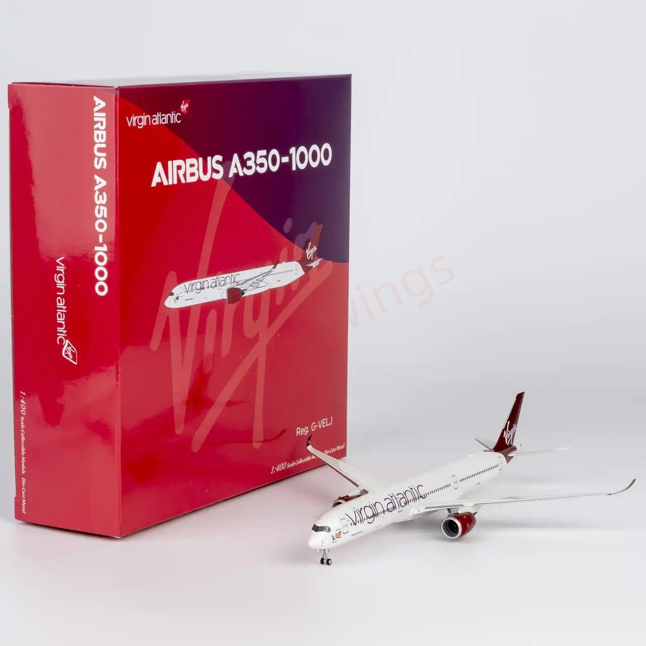 1:400 NG Models NG57028 Virgin atlantic A350-1000 G-VELJ Aircraft Model+Free Tractor