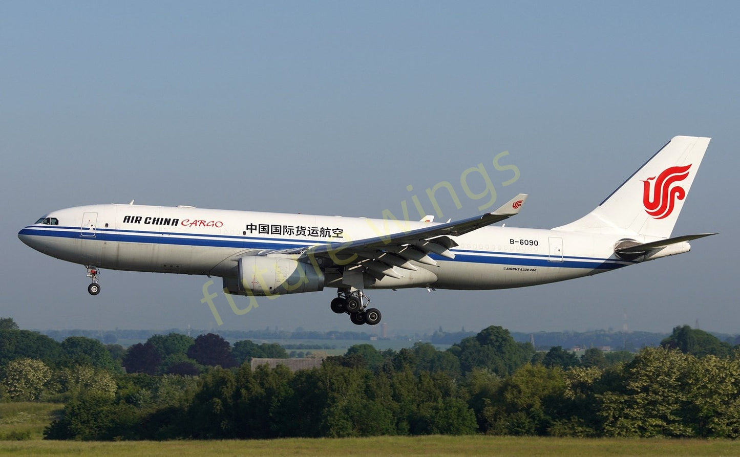 1:200 KJ Models(InFlight200) Air China Cargo A330-200F B-6090 Aircraft Model With Stand