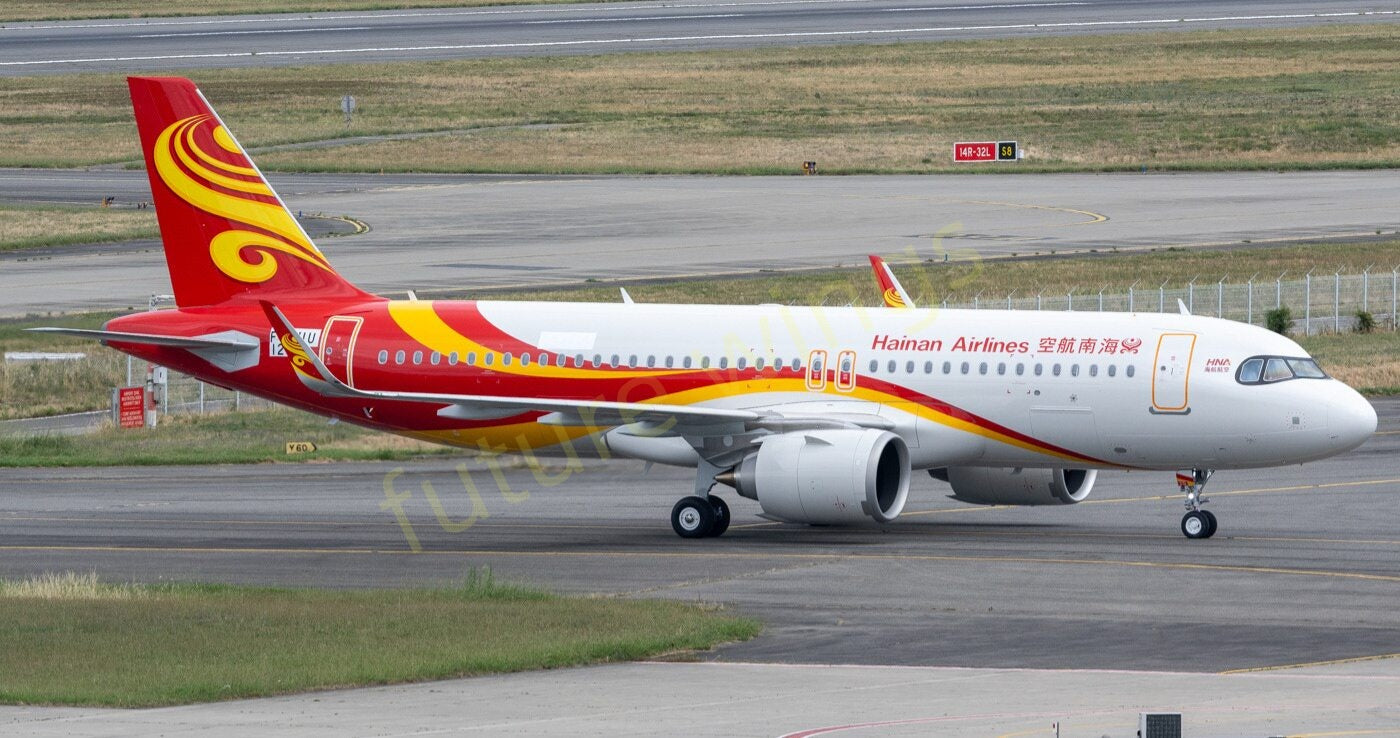 1:200 KJ Models(InFlight200) Hainan Airlines A320neo B-32GL Diecast Aircraft Model