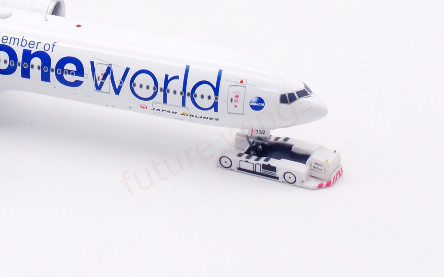 1:400 Aviation400 Janpan Airlines B777-300ER JA732J "One World"FreeTractor+Stand