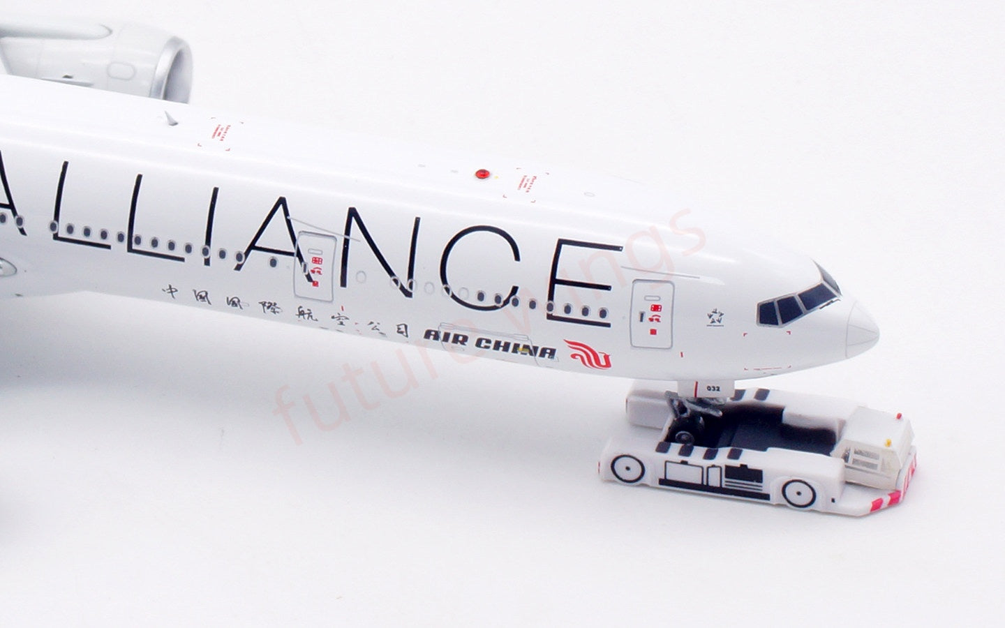 1:400 Aviation400 Air China B777-300ER B-2032 "15Years"Free Tractor+Stand