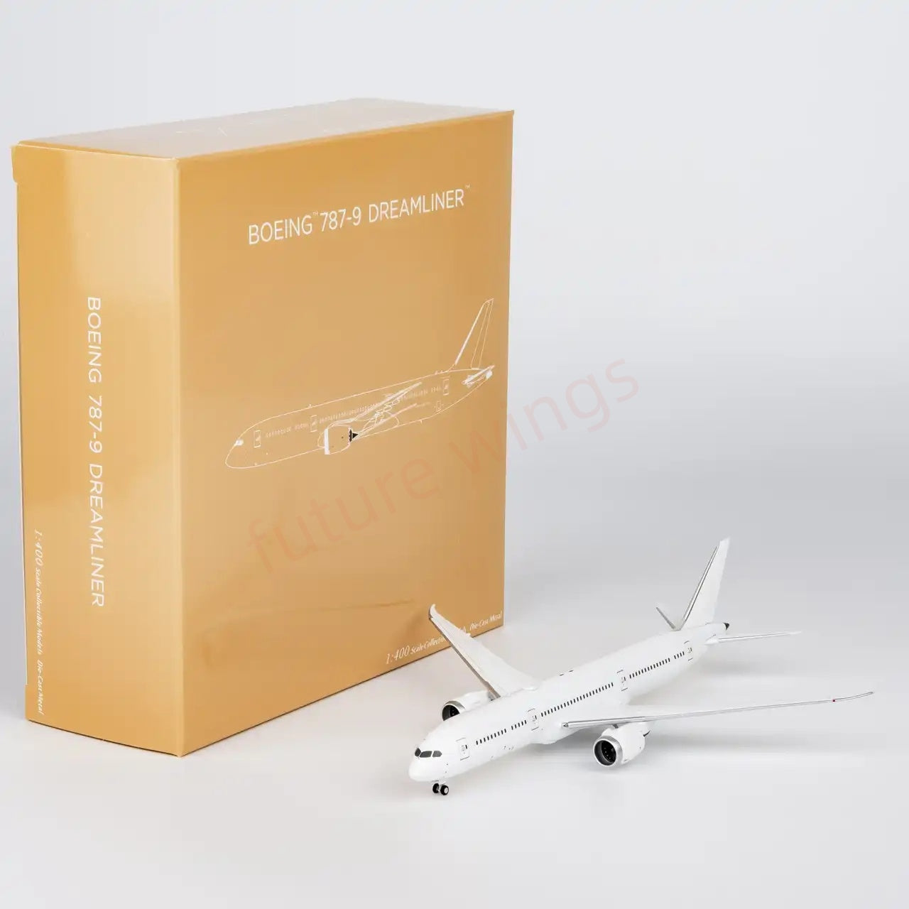 1:400 NG Models NG55118 B787-9 Blank Aircraft Model+Free Tractor