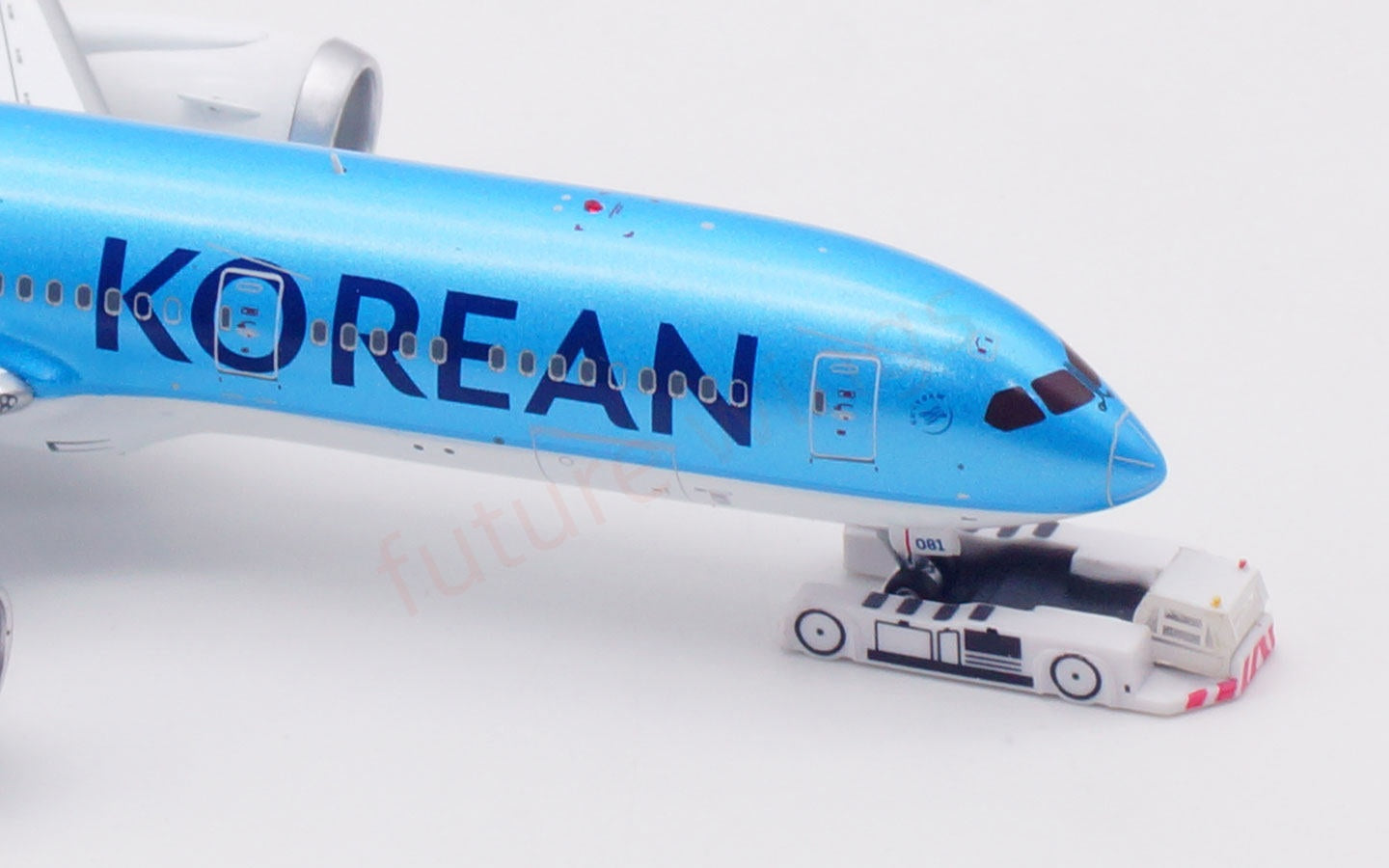 1:400 Aviation400 Korean Air B787-9 HL8081 Aircraft Model Free Tractor +Stand