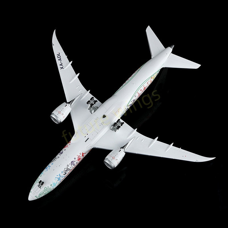 1:200 SQ Wings L2273 AeroMexico B787-9 XA-ADL Diecast Aircraft Model