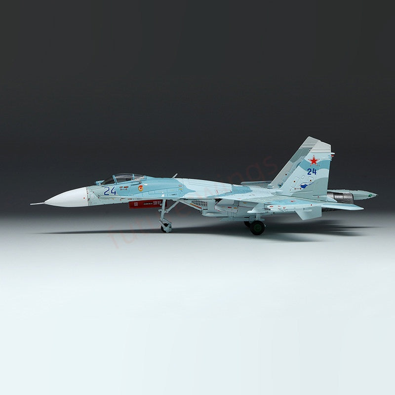 1:200 SQ Wings Russian Air Force,Su‑27P "Blue 24" 2006 Diecast Aircraft Model