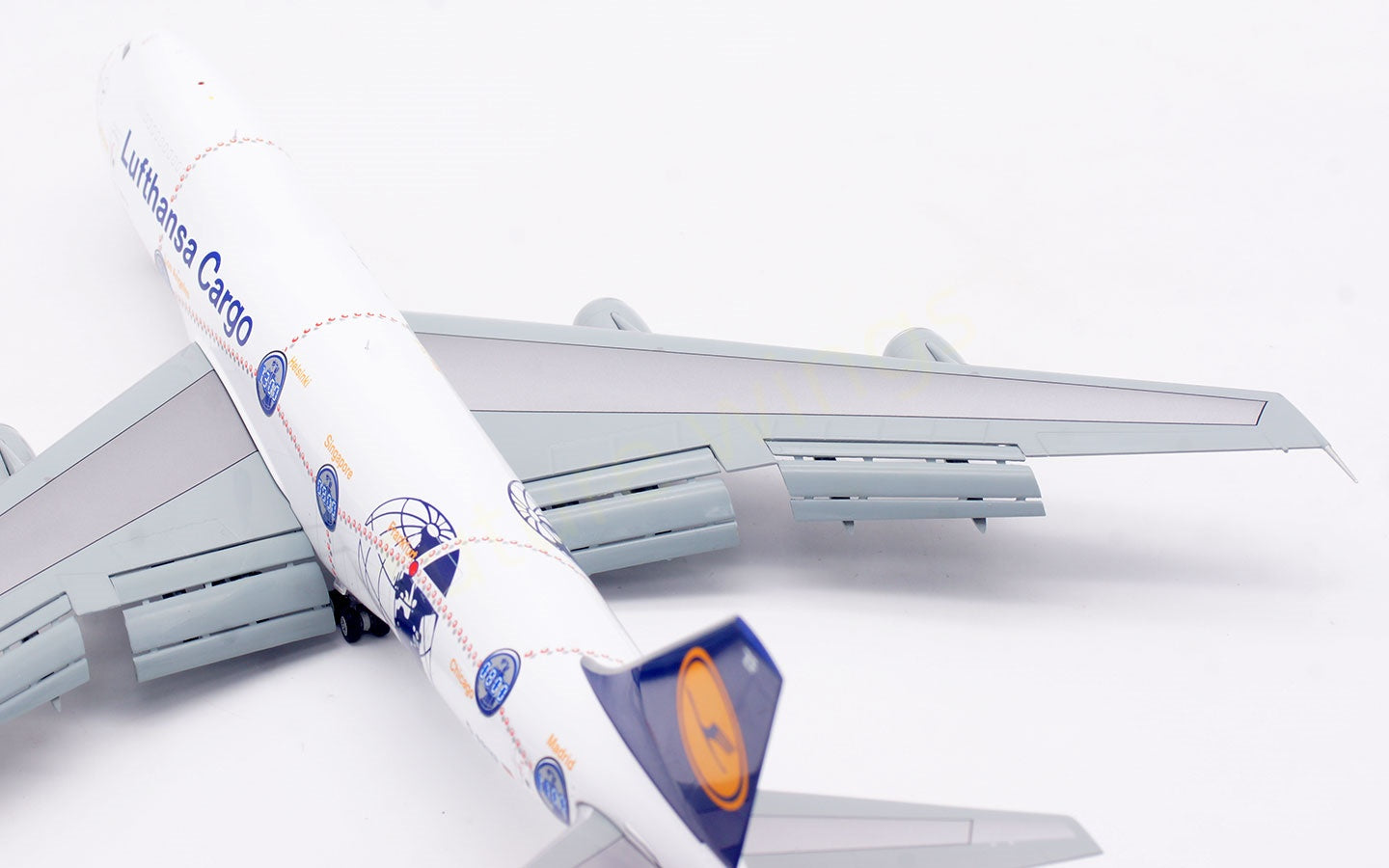 1:200 SQ Wings Lufthansa Cargo B747-200 D-ABZF Diecast Aircraft Model